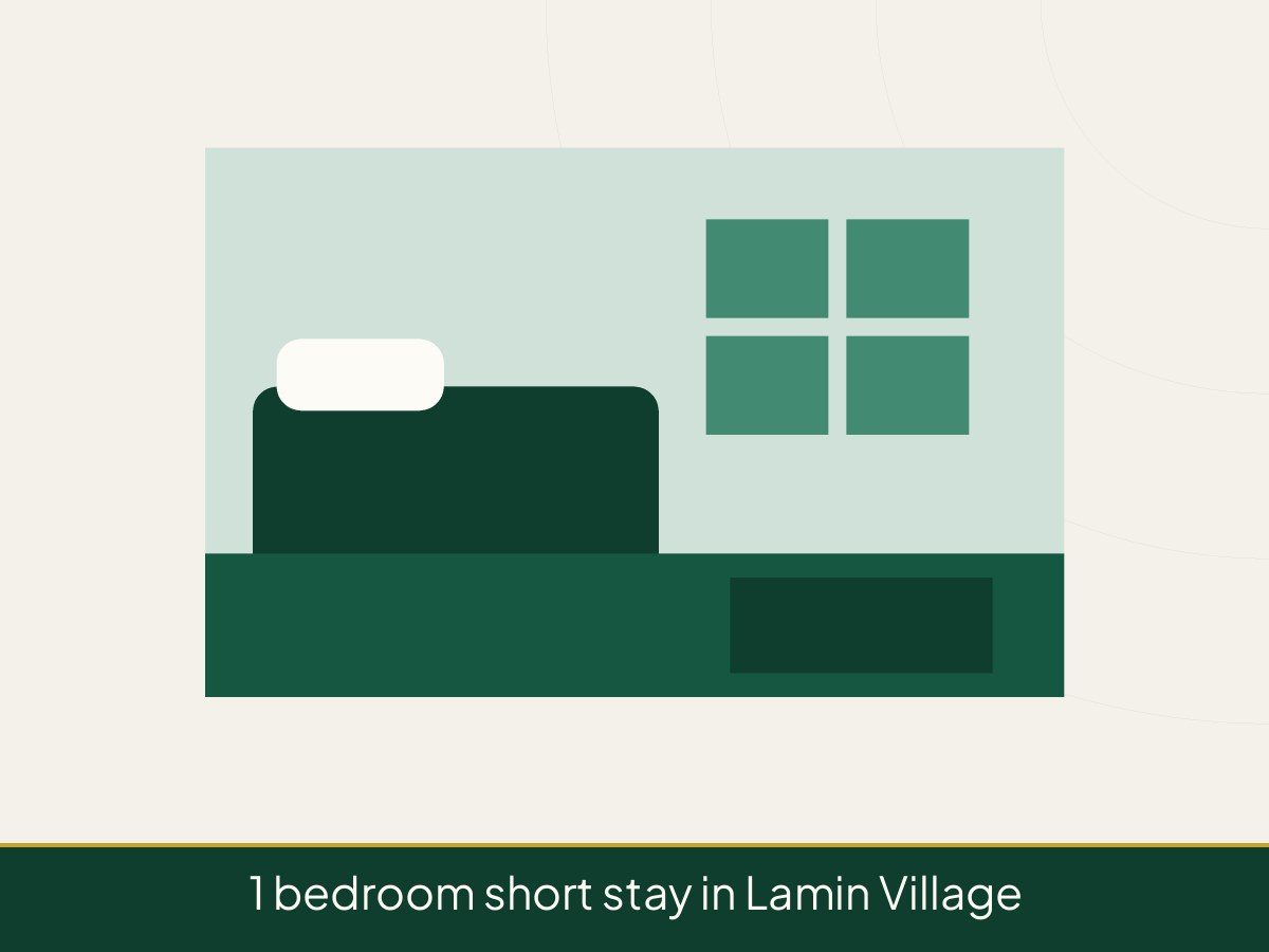 1 bedroom short stay in Lamin Village